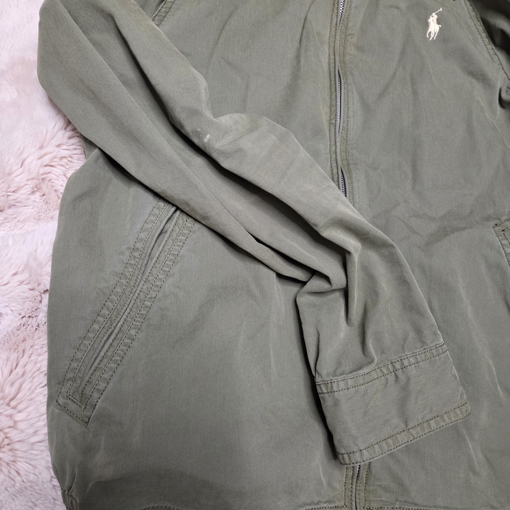 Polo by Ralph Lauren Olive Green Hooded Jacket for Men - Picture 3 of 7